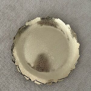 CB2 Gold Chargers x 4